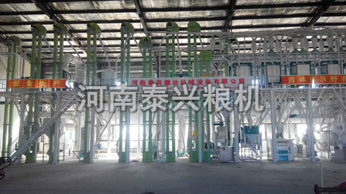 吉林地區100噸級玉米加工設備安裝案例